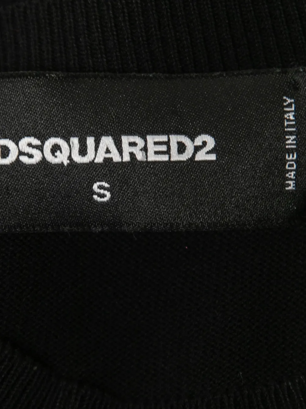 Pre-owned Dsquared2 Cat-motif Sweater In Black