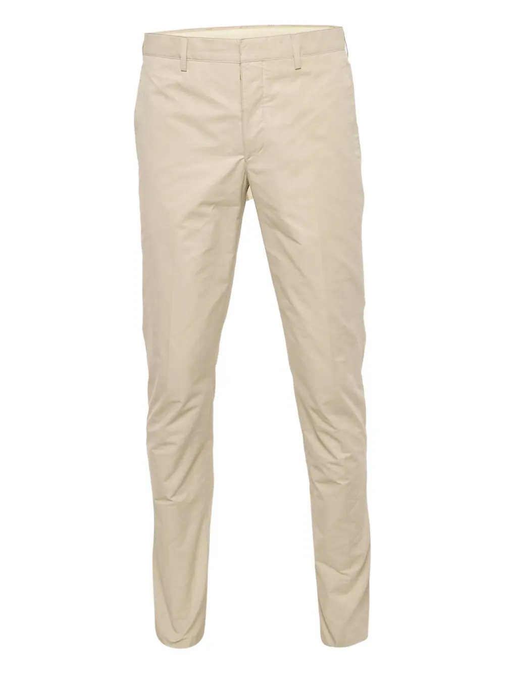 Prada Pre-Owned cotton trousers | Neutrals | Image 1