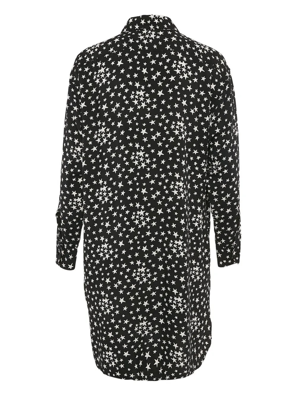 Saint Laurent Pre-Owned Jurk met sterrenprint - Zwart