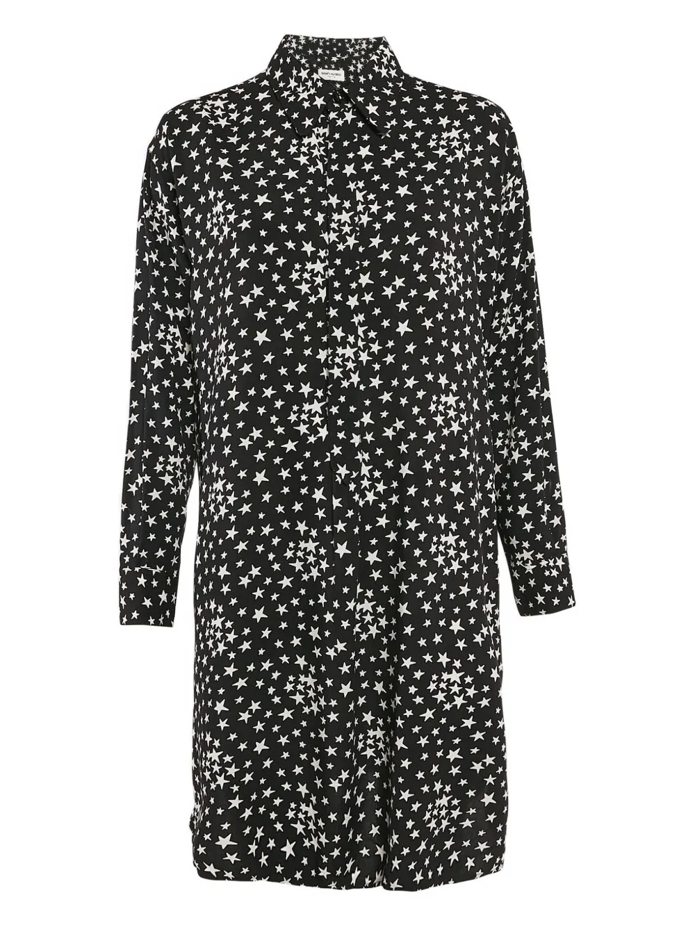 Saint Laurent Pre-Owned star-print dress | Black | Image 1