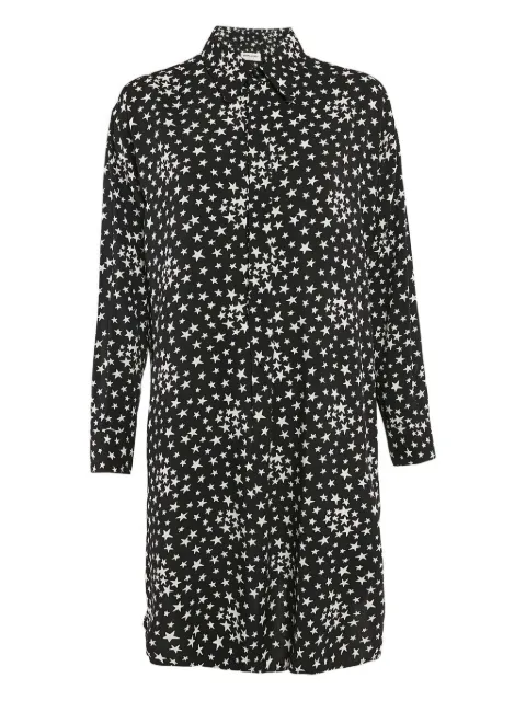 Saint Laurent Pre-Owned star-print dress