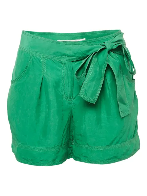 Diane Von Furstenberg Vintage silk pleated shorts