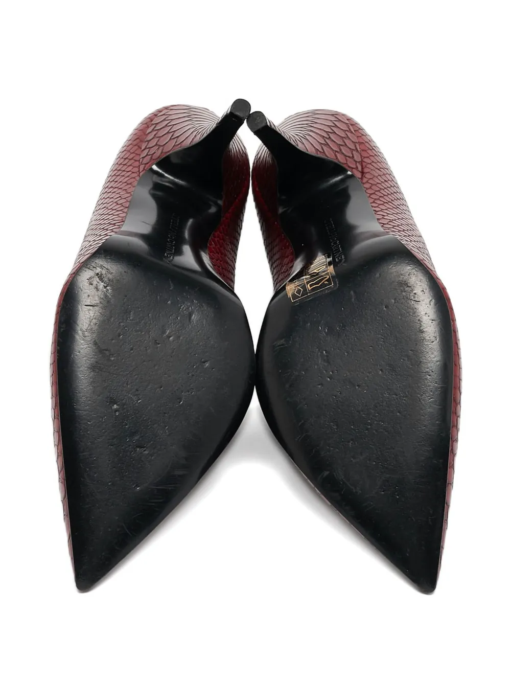 STELLA MCCARTNEY Pre-owned Leather Heeled Pumps In Red