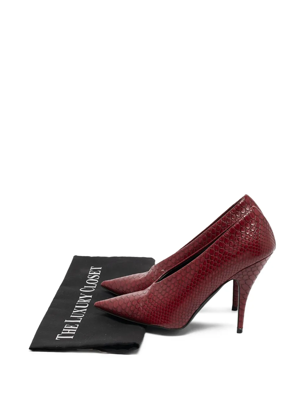 STELLA MCCARTNEY Pre-owned Leather Heeled Pumps In Red
