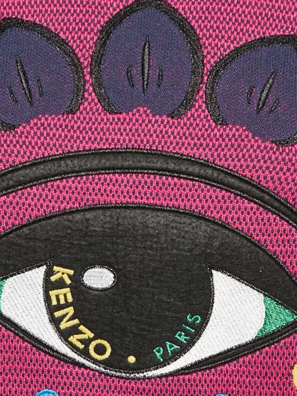 Kenzo Pre-Owned eye-detail Knit Sweater | Pink | FARFETCH