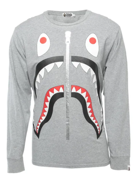 A BATHING APE® printed long-sleeve T-shirt