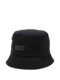 Paul & Shark logo-plaque bucket hat - Blue