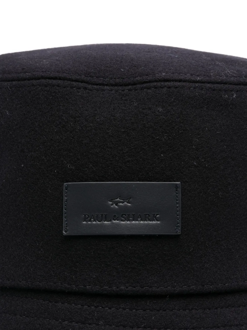 Paul & Shark logo-plaque bucket hat - Blauw