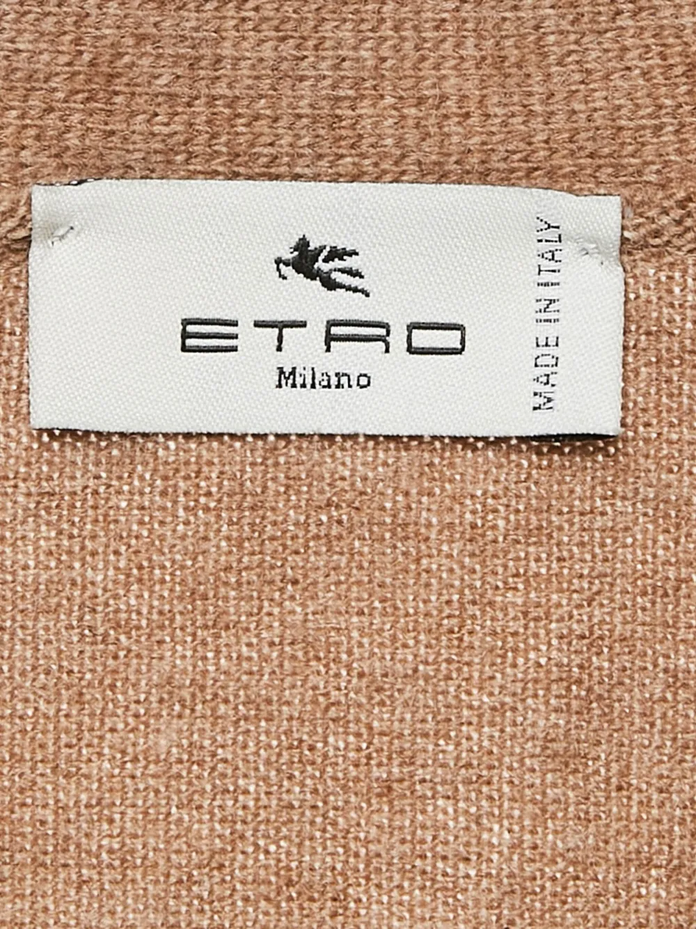 Pre-owned Etro Paisley-print Panelled Cardigan In Neutral