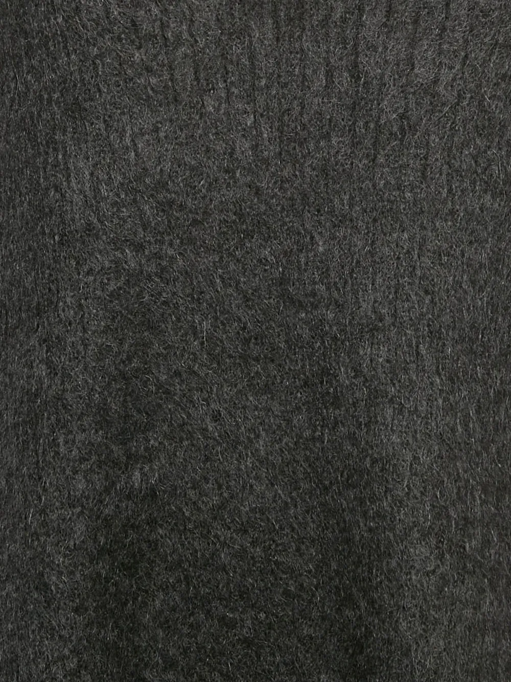 Pre-owned Miu Miu V-neck Ribbed Trim Sweater In Black