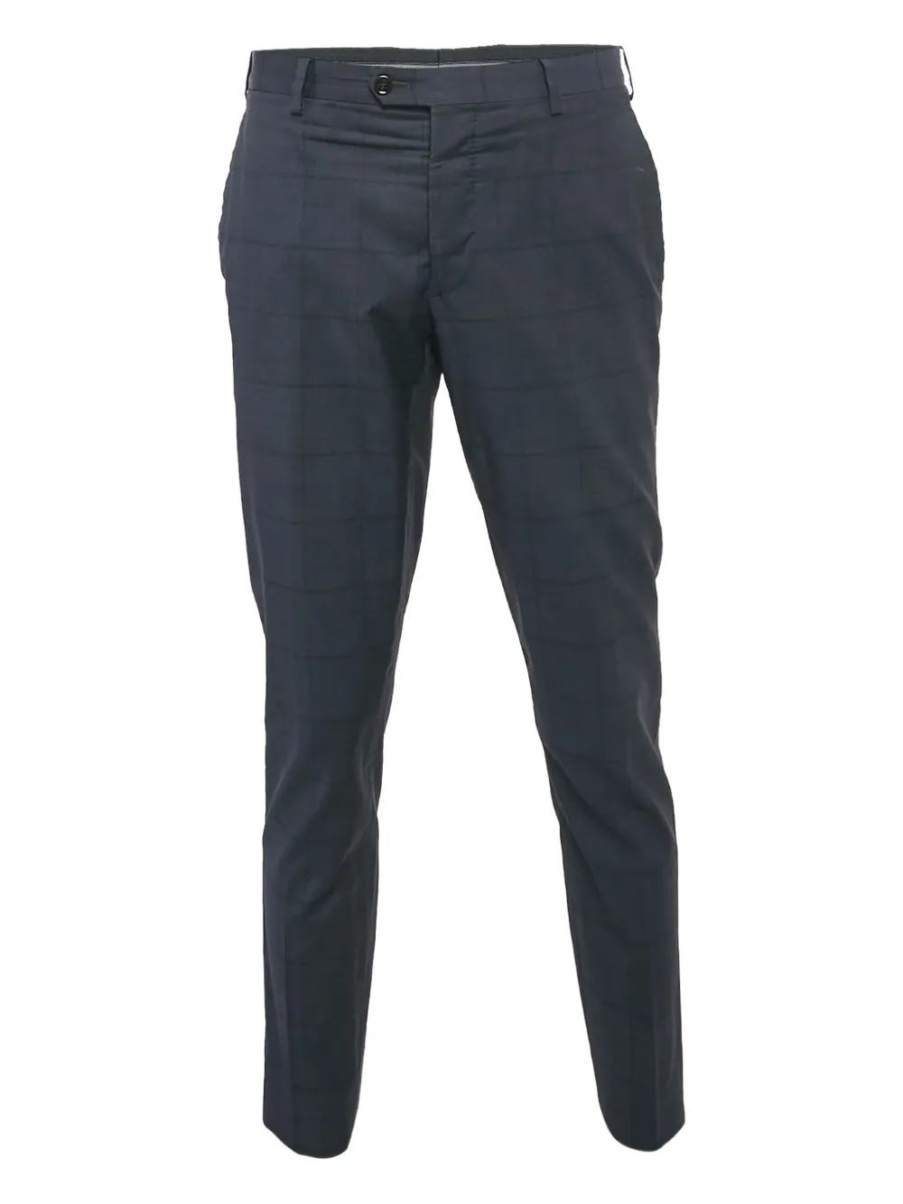 Giorgio Armani Pre-Owned pantalones rectos a cuadros | azul | Image 1