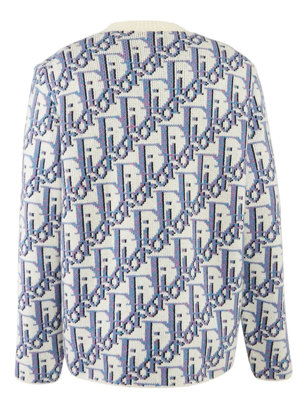 Christian Dior Pre-Owned Oblique-intarsia sweater | Image 2