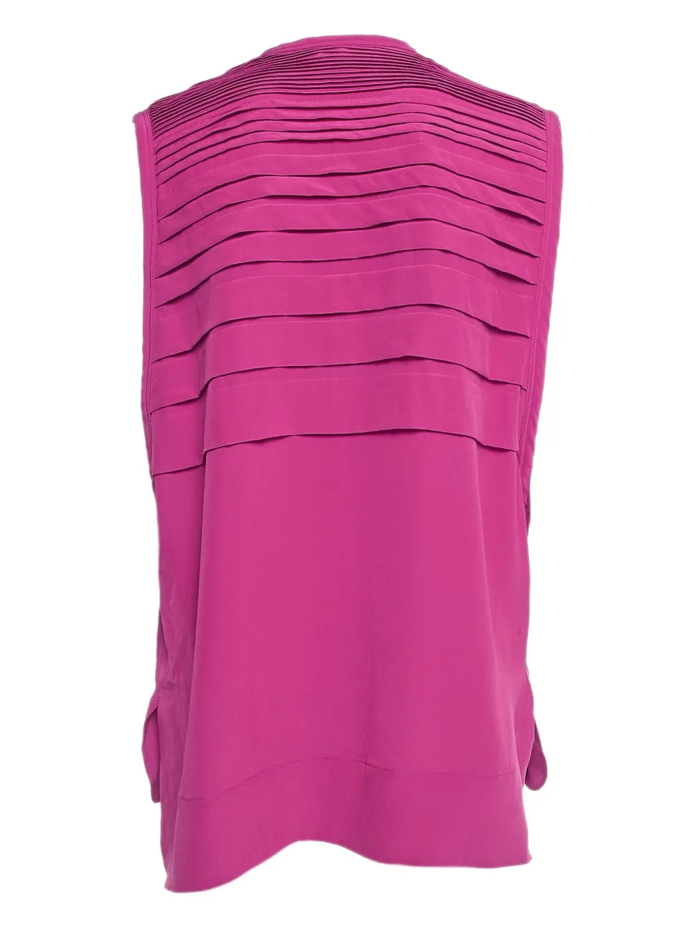 Pre-owned Iro Pleated Silk Tank Top In Pink