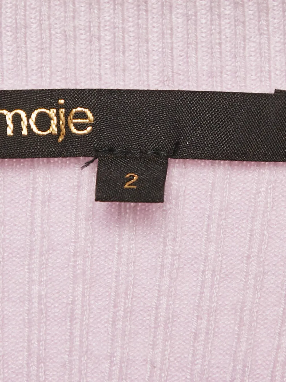 Maje ribbed floral-embroidery sweater | Image 2