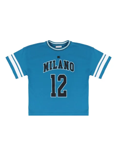 Dolce & Gabbana Pre-Owned Milano 12 T-Shirt mit Applikation