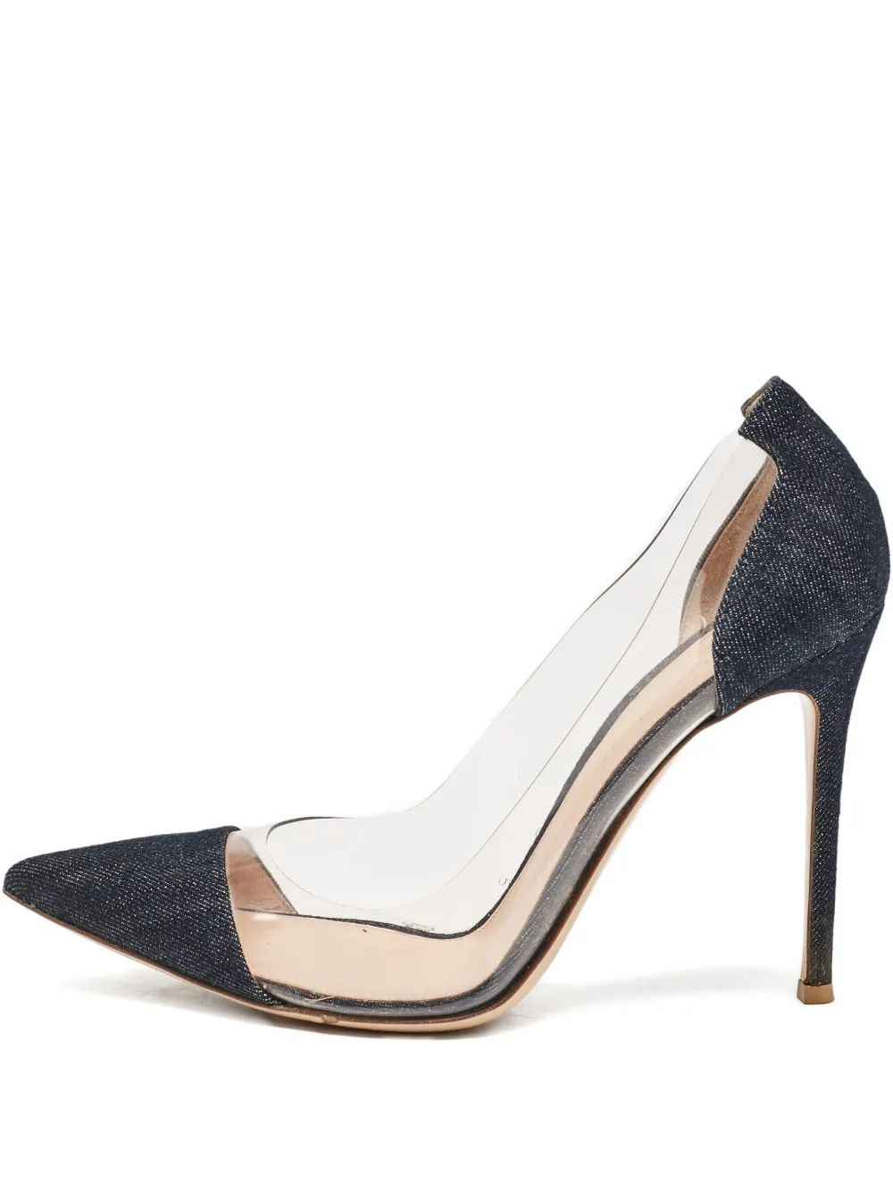 Gianvito Rossi Plexi Pumps 110mm - Blau