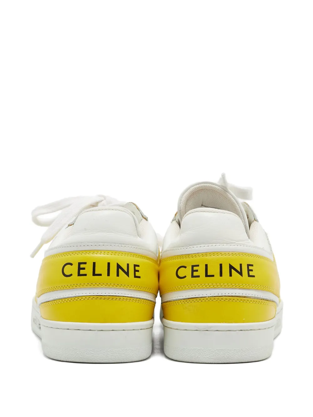 Celine Pre-Owned Low-top sneakers met leren vlakken - Geel
