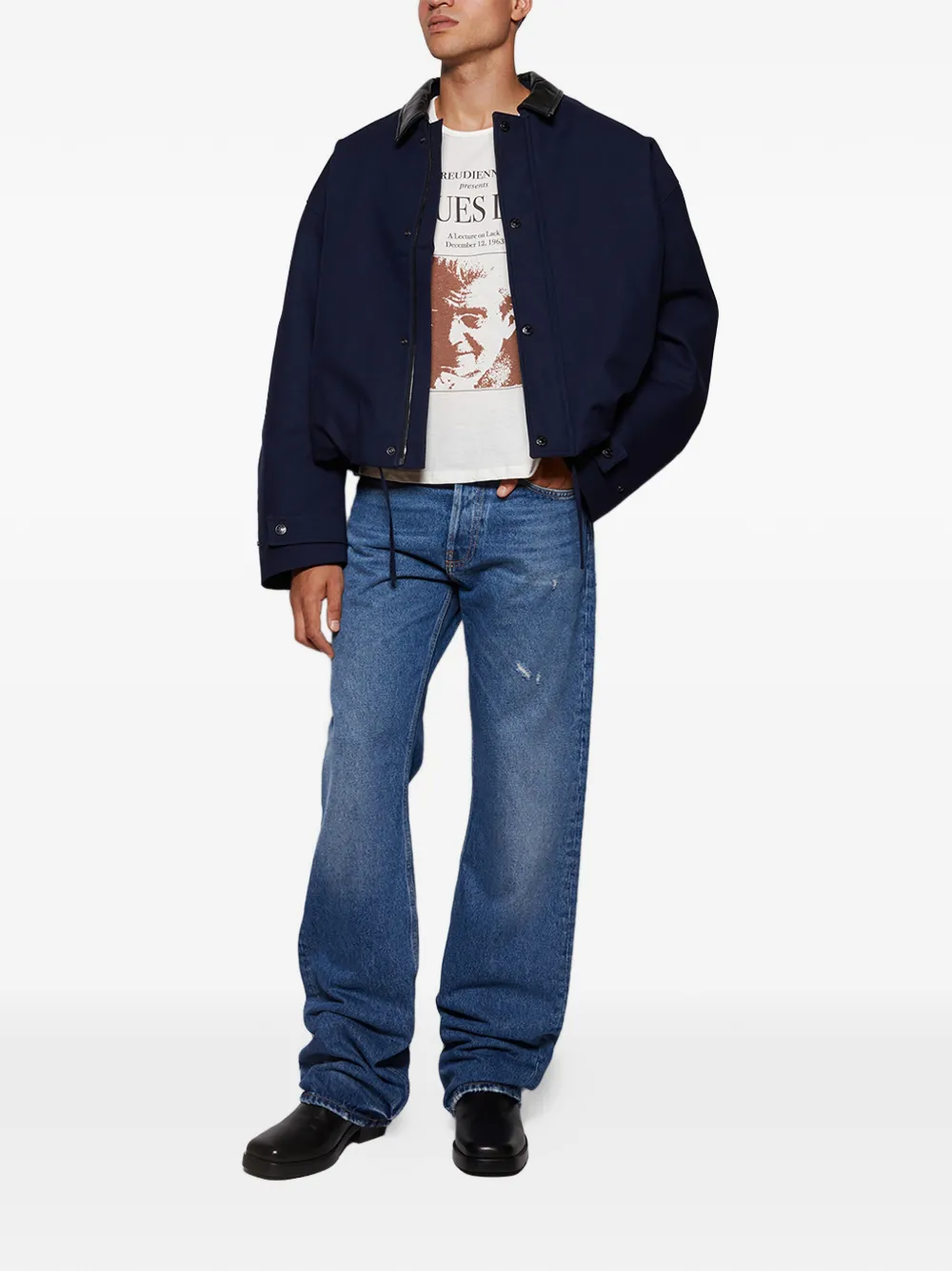 Praying graphic-print T-shirt - Beige