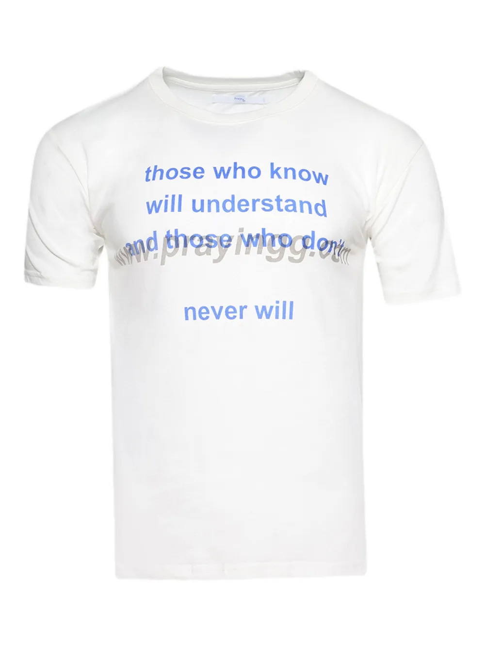 Praying graphic-print T-shirt | White | Image 1