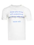 Praying graphic-print T-shirt - White