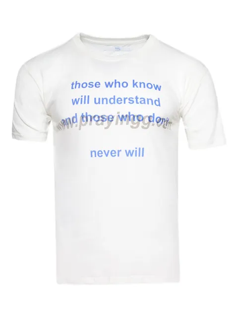 Praying graphic-print T-shirt