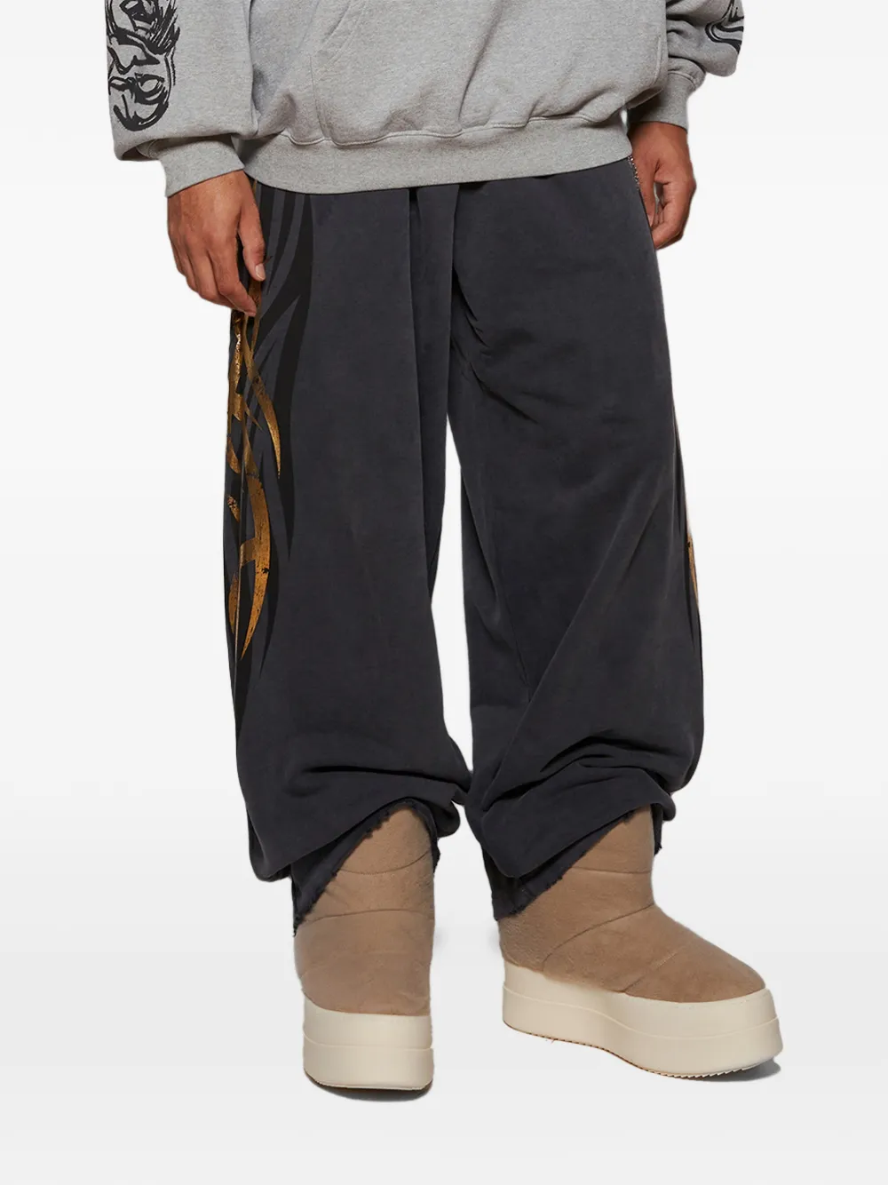 Rick Owens Drkshdw Padded Mega Bumper Low Boots In Neutral