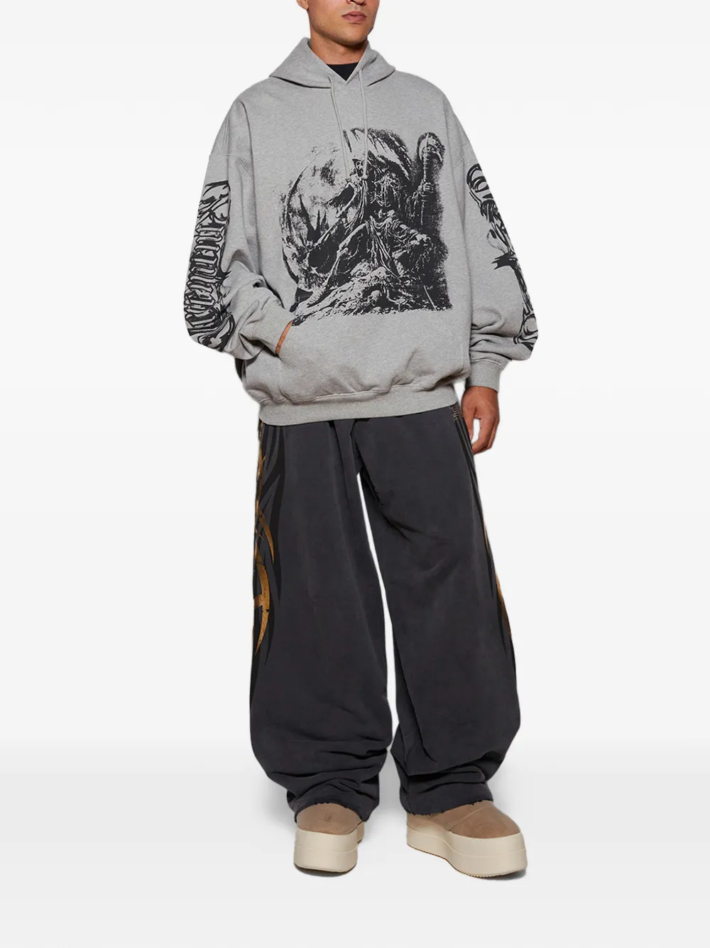 Rick Owens Drkshdw Padded Mega Bumper Low Boots In Neutral