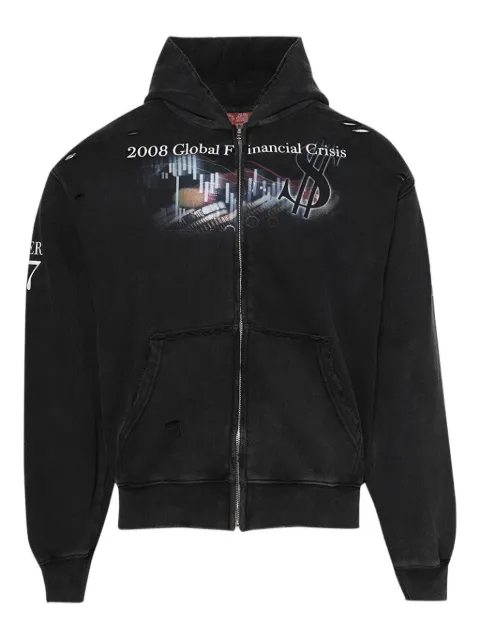 Praying destroyed financial crisis destroyed hoodie