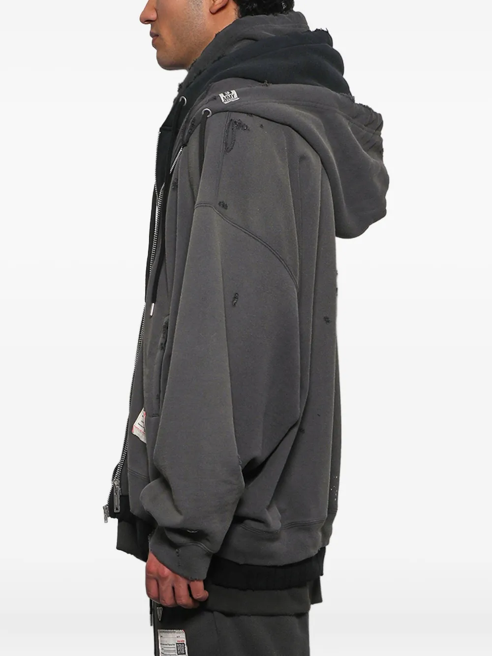 Miharayasuhiro Hoodie Im Layering-look In Multi