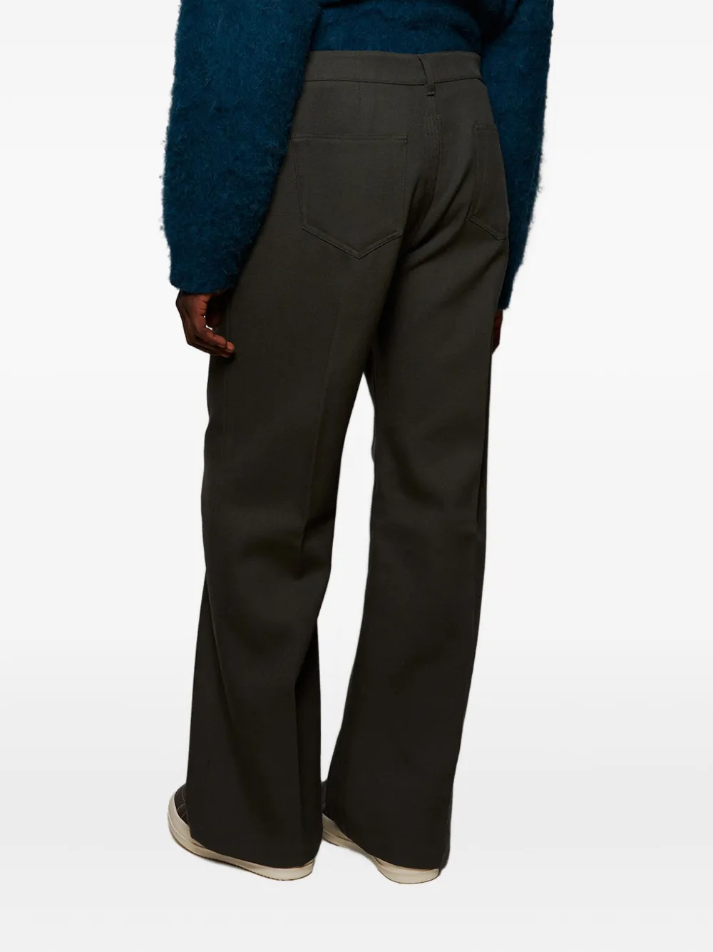 Rick Owens Cotton Trousers In Multi