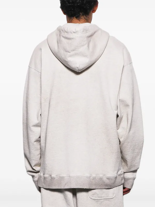 Maison MIHARA YASUHIRO Embellished Hoodie | White | FARFETCH