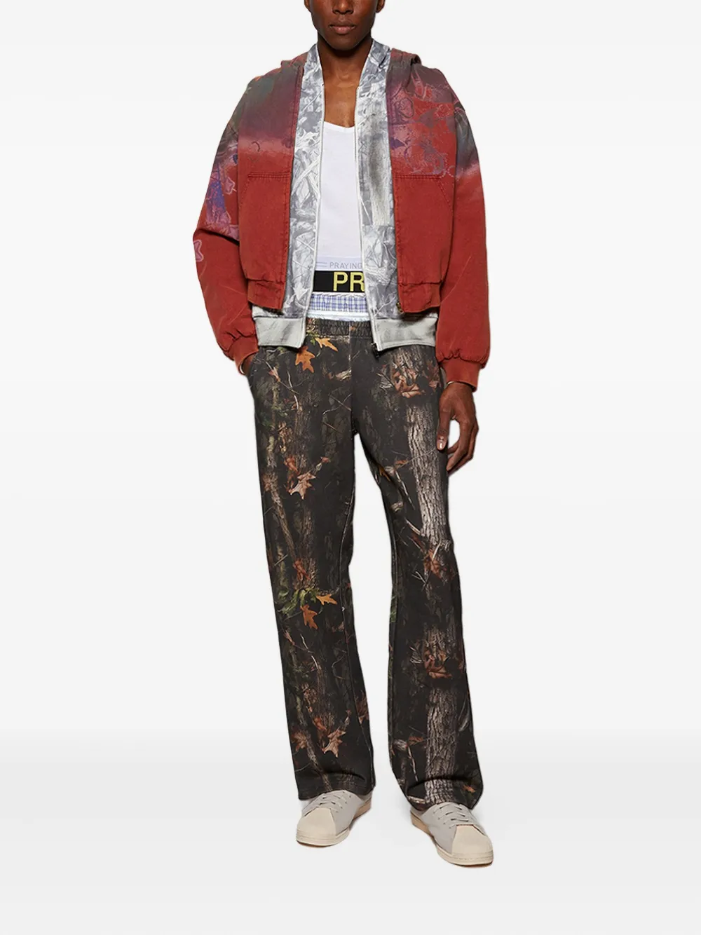 Praying Realtree Camouflage Zip-up Hoodie In Gold