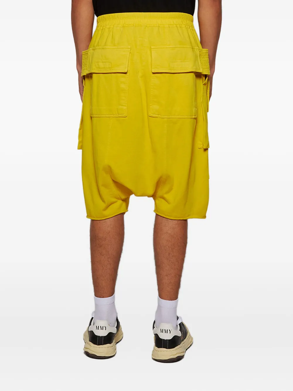 Rick Owens Drkshdw Cargo-pocket Shorts In Yellow