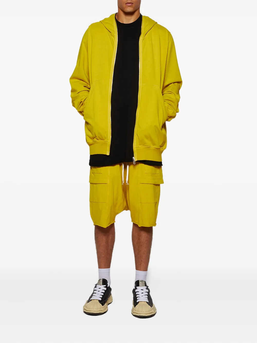 Rick Owens DRKSHDW Shorts met cargo zak - Geel