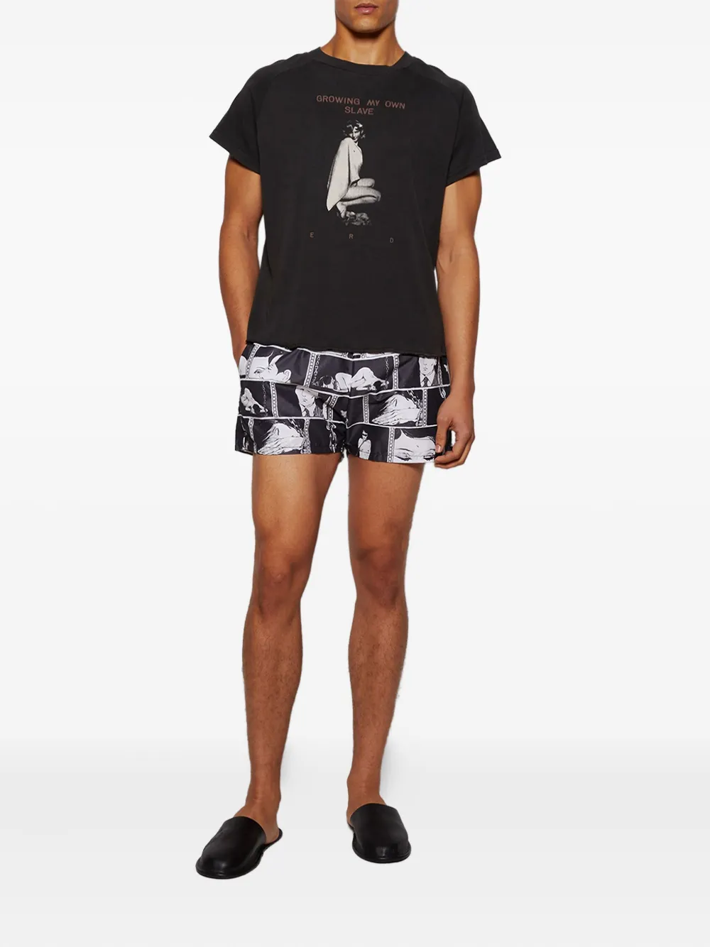 Enfants Riches Déprimés My Own Slave raglan graphic T-shirt - Zwart