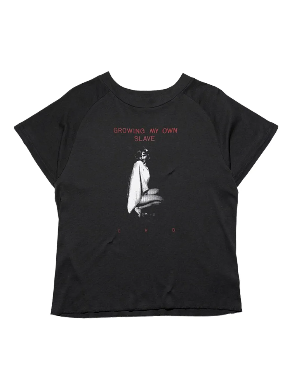 Enfants Riches Déprimés t-shirt graphique My Own Slave à manches raglan | noir | Image 1