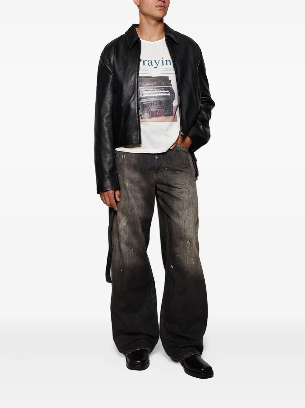 Praying Organ T-shirt - Beige