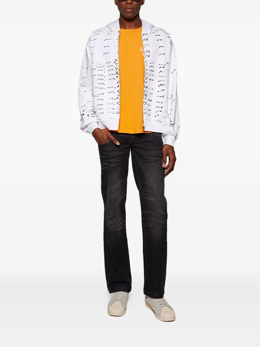 Praying Acupuncture zip-up hoodie | Hoodies | Image 2