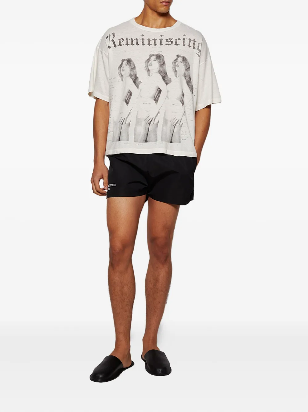 Enfants Riches Déprimés Reminiscing graphic T-shirt - Beige
