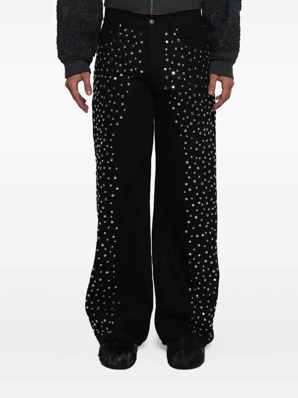 EARTHLING VIP Sparked jeans Zwart