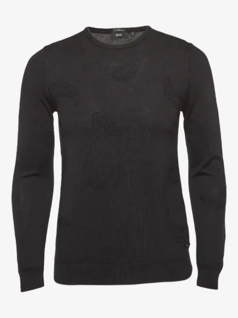 BOSS paisley-pattern sweater