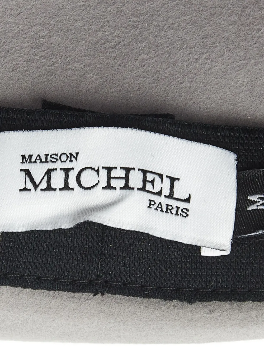 Pre-owned Maison Michel Felt Fedora Hat In Gray