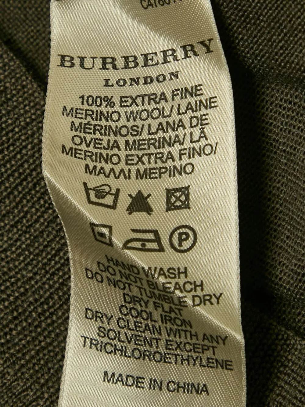 Pre-owned Burberry Buttoned-cuffs Cardigan In Green