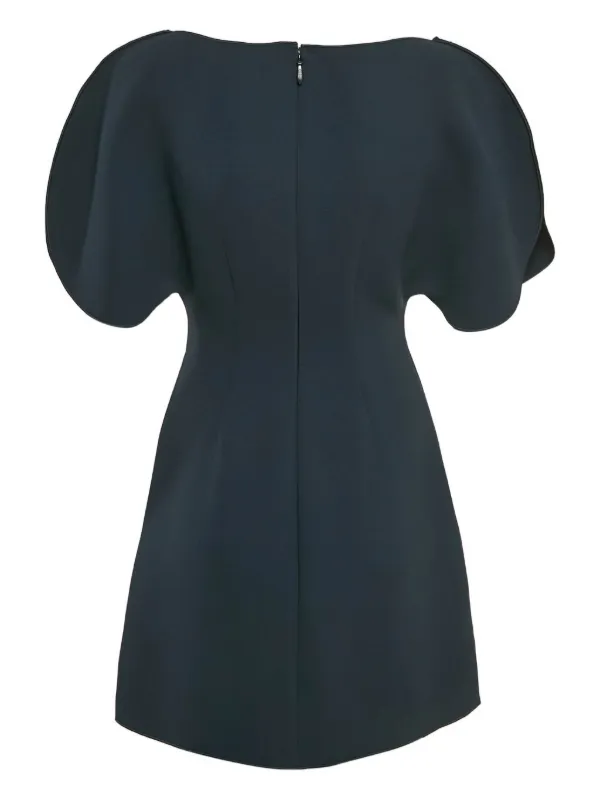 Acler V-neck Mini Dress - Blue Acler V-neck Mini Dress - Blue