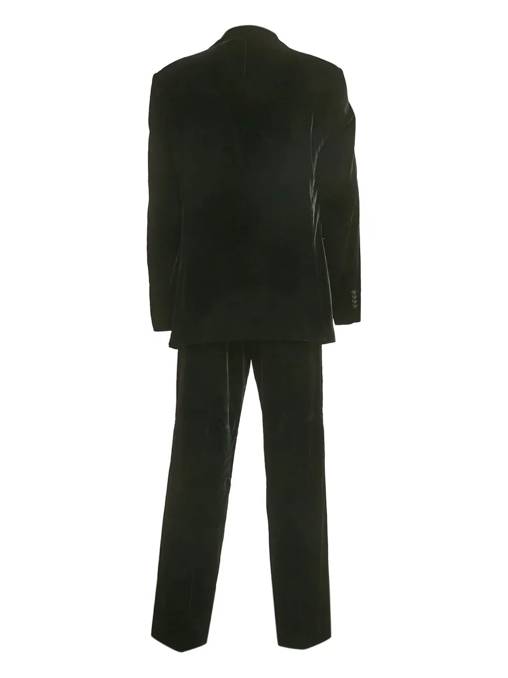 Giorgio Armani Pre-Owned velvet single-breasted suit | Image 2