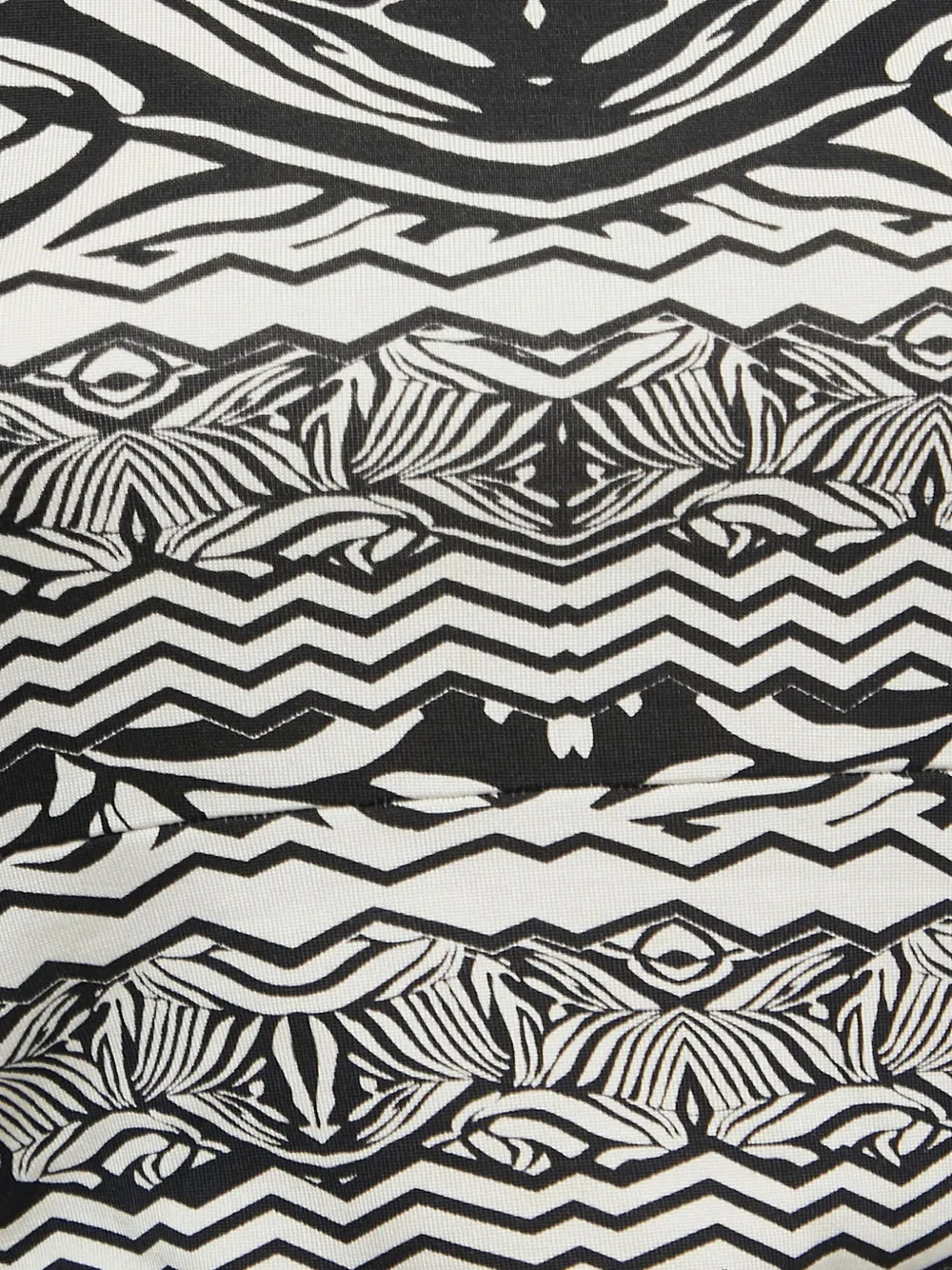 Pre-owned Diane Von Furstenberg Vintage Abstract-print Dress In Black