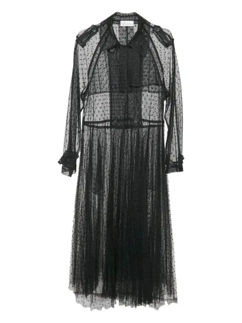 Red Valentino Vintage abrigo transparente con motivo de lunares 2023