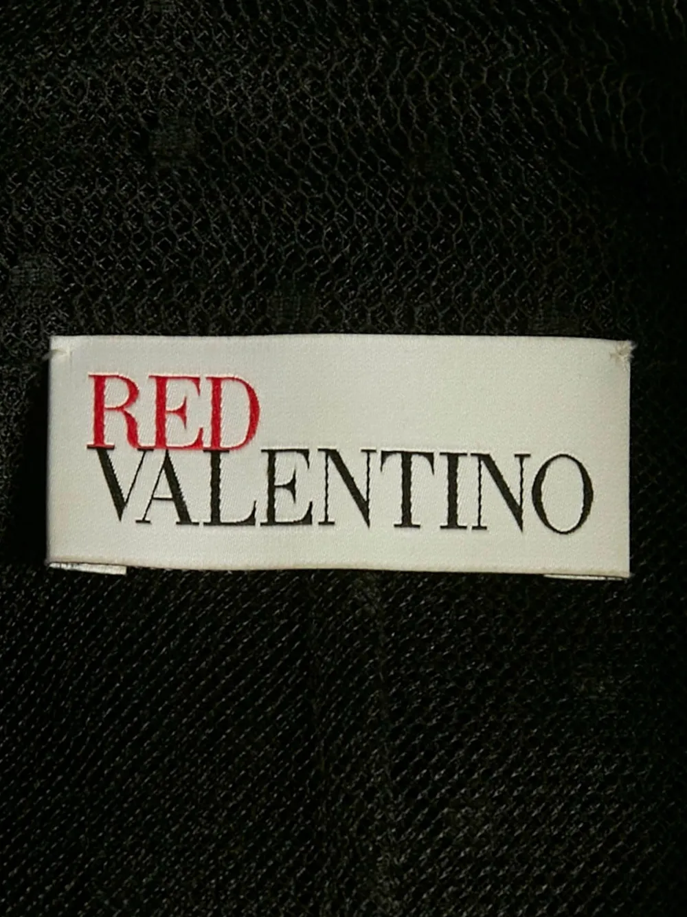 Pre-owned Red Valentino Vintage 2023 Tulle Polka-dot Sheer Coat In Black