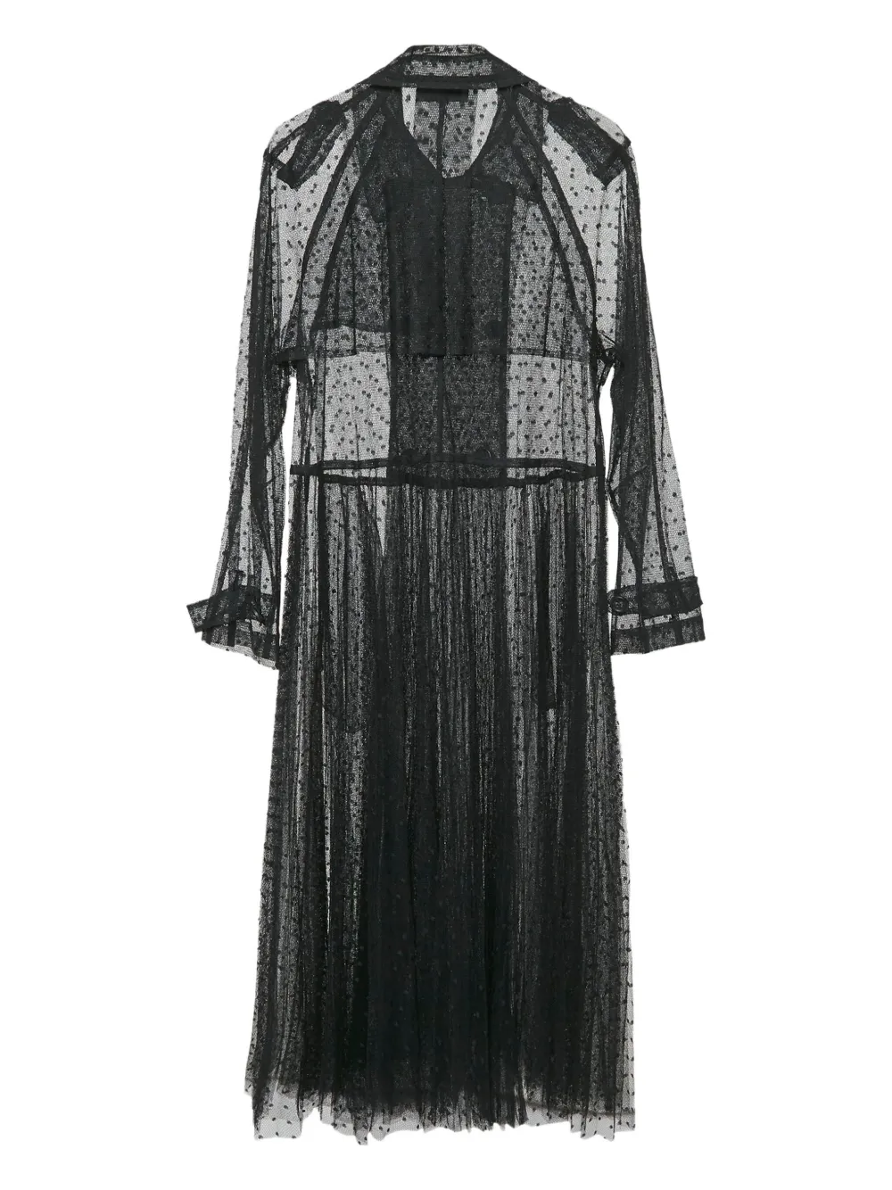 Red Valentino Vintage 2023 tulle polka-dot sheer coat | Image 2