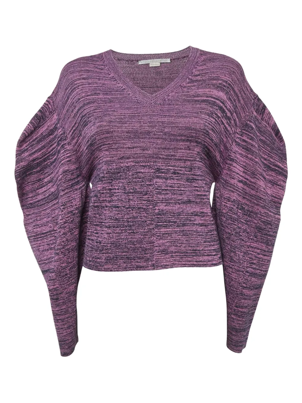 Stella McCartney Pre-Owned puff sleeve sweater | Purple | Image 1